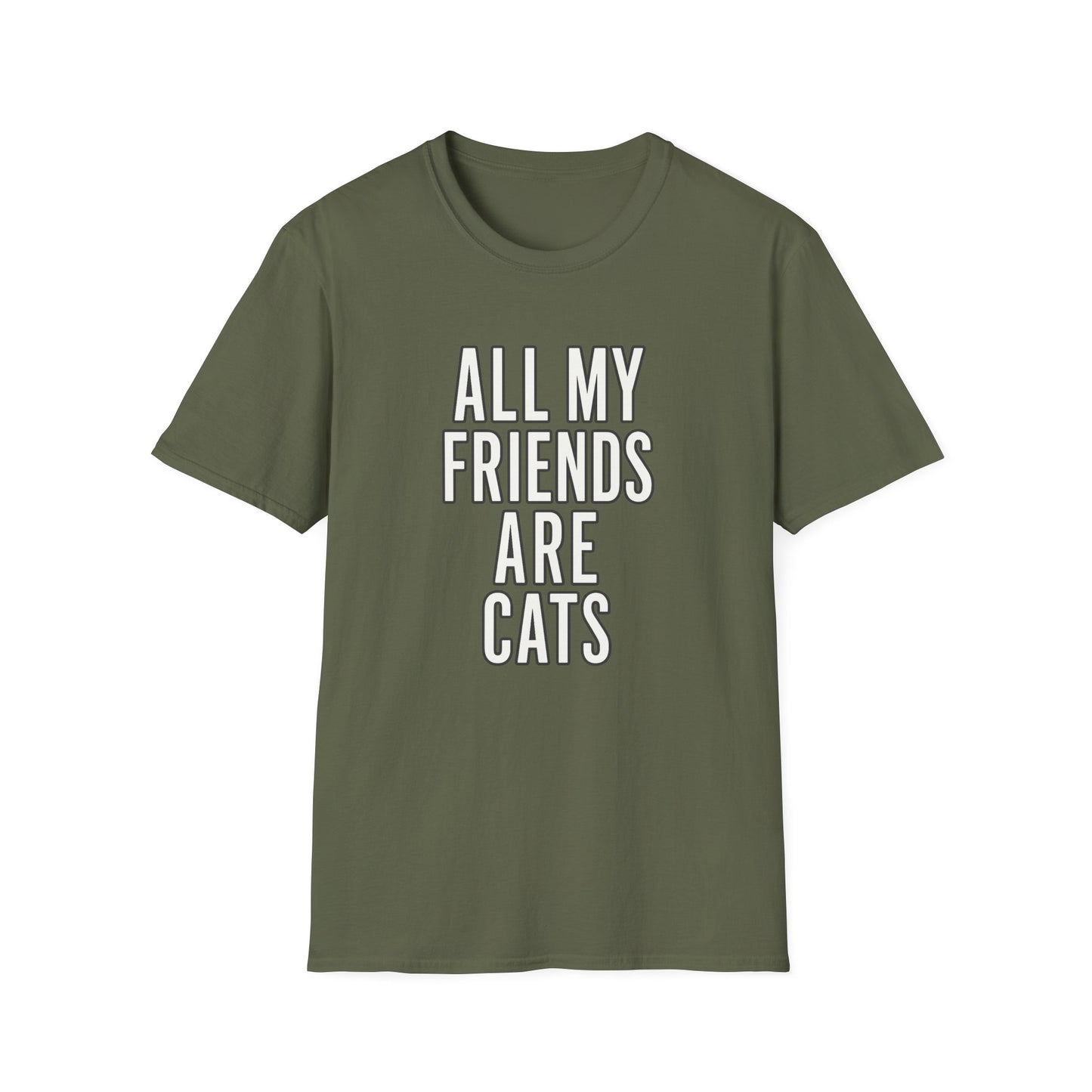 All My Friends Cat T-Shirt