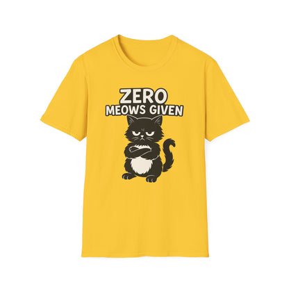 Zero Meows Given T-Shirt