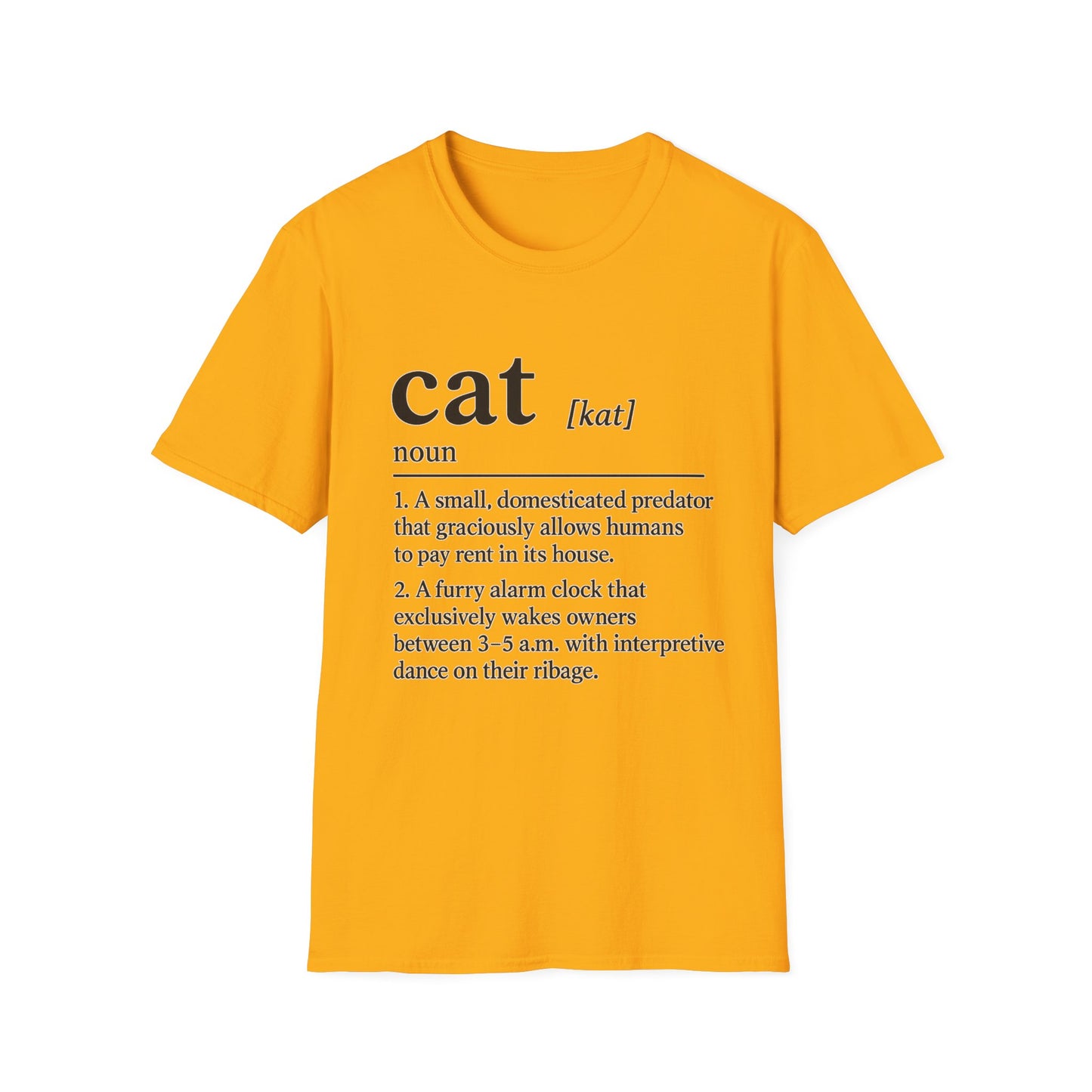 Cat Definition Alarm T-Shirt