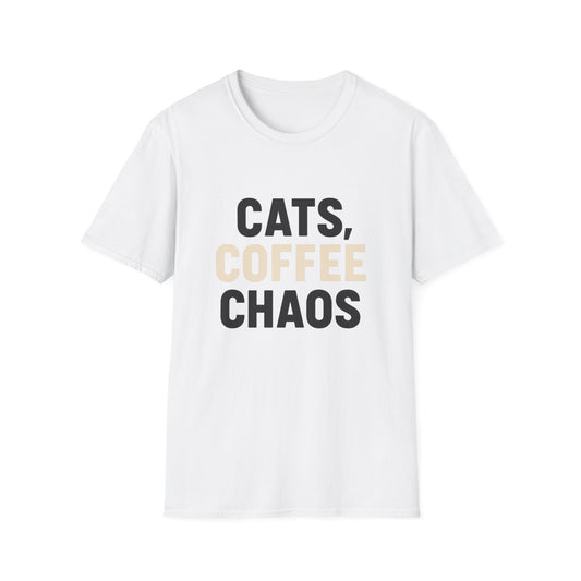 Cats Coffee Chaos T-Shirt