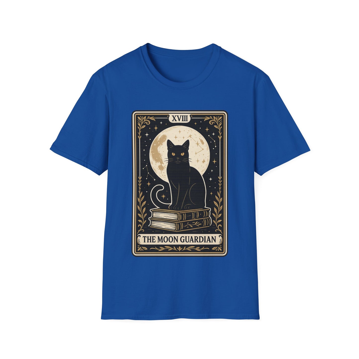 Tarot Moon Guardian Cat T-Shirt