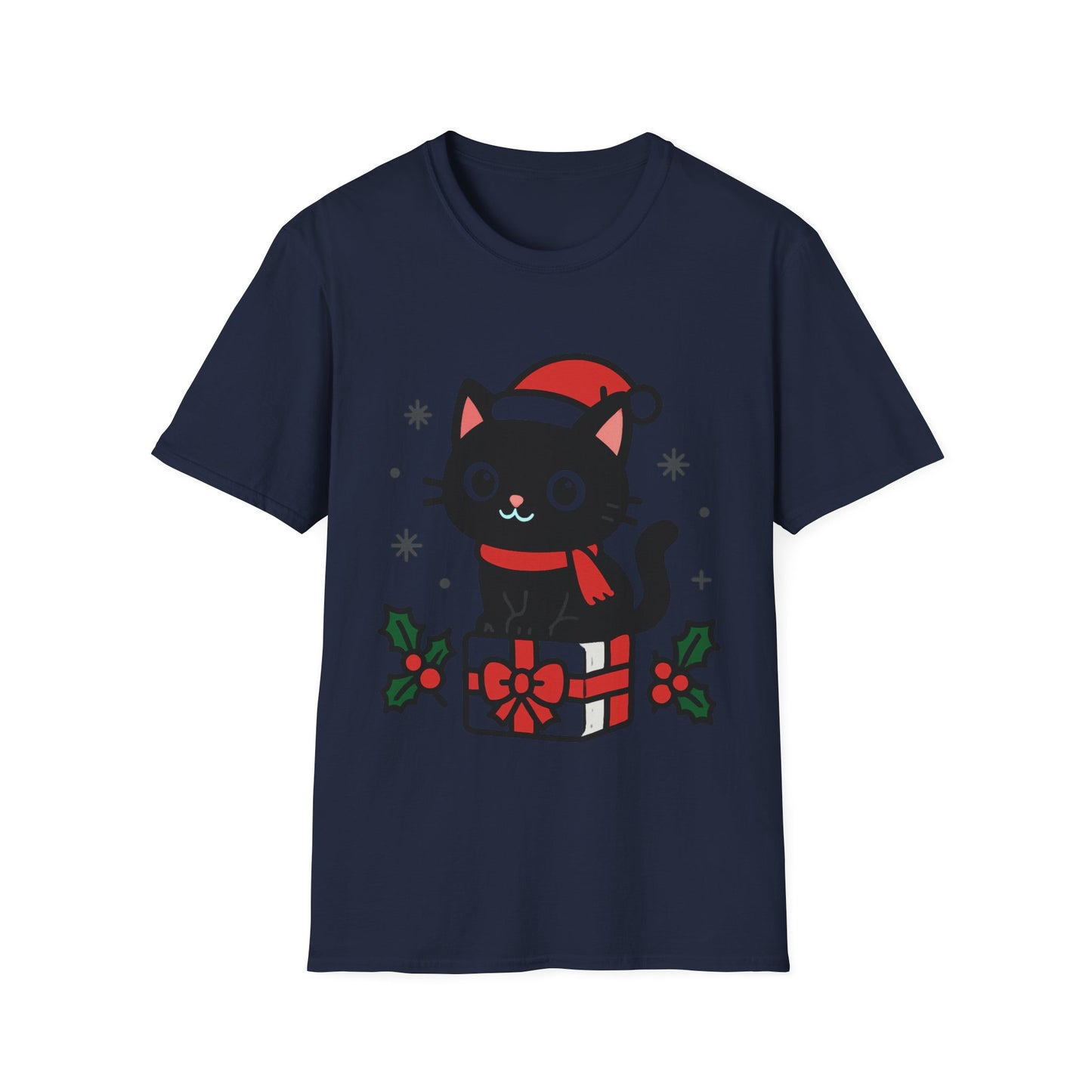 Kawaii Kitten 1st Christmas T-Shirt