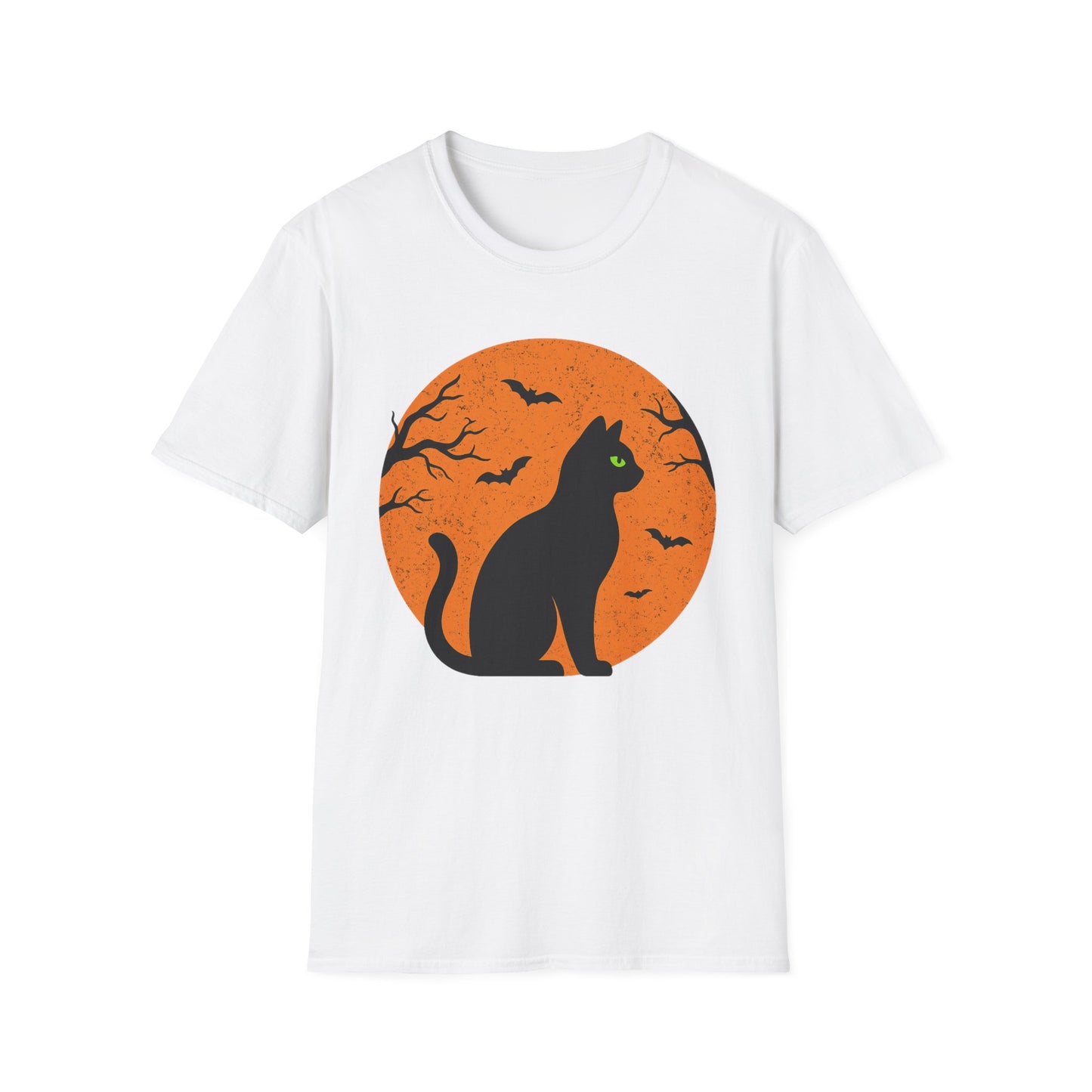 Full Moon Halloween Cat