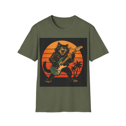 Guitar Rockin' Cat T-Shirt