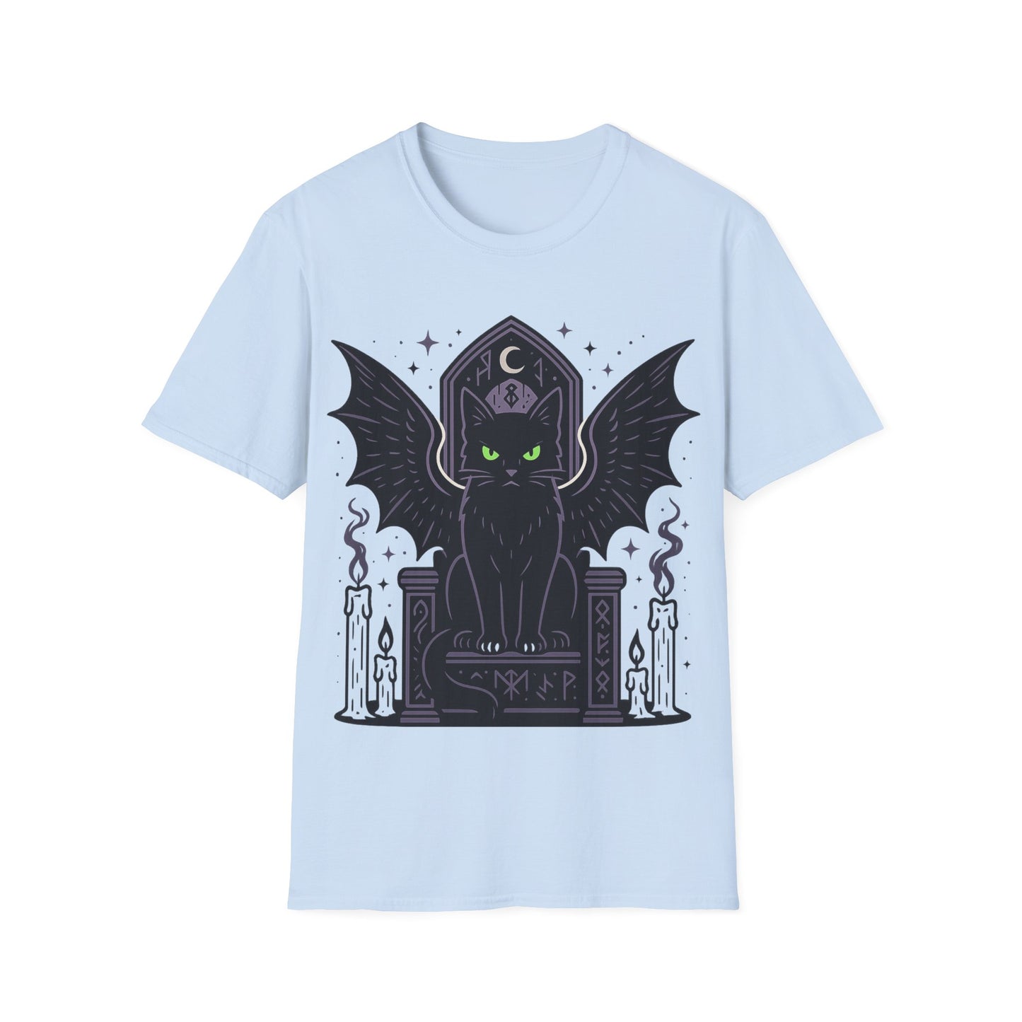 Mystical Cat on Throne