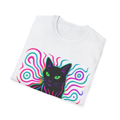 Cat In Neon Colors T-Shirt