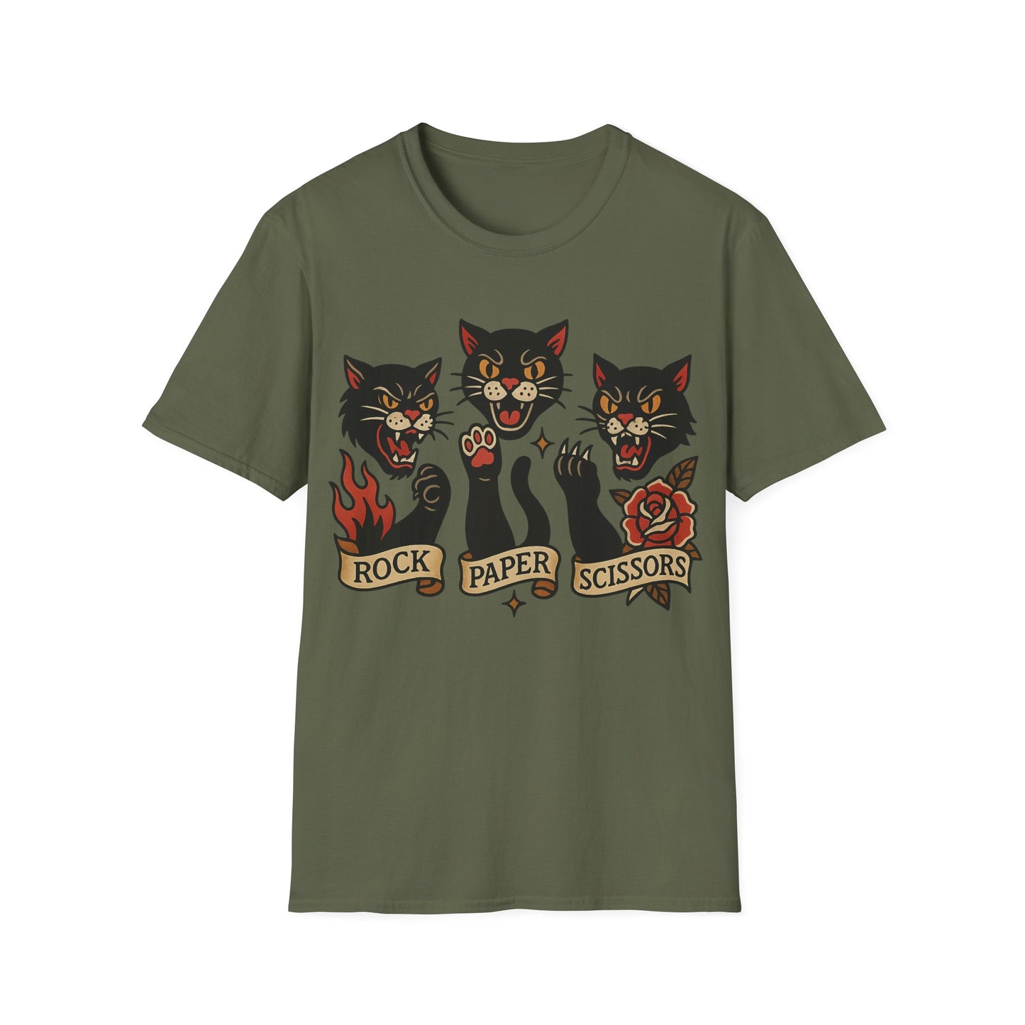 Rock Paper Cats T-Shirt