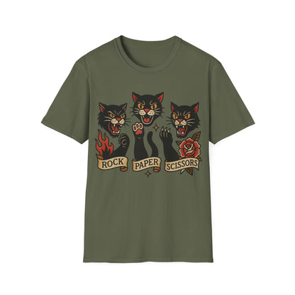 Rock Paper Cats T-Shirt
