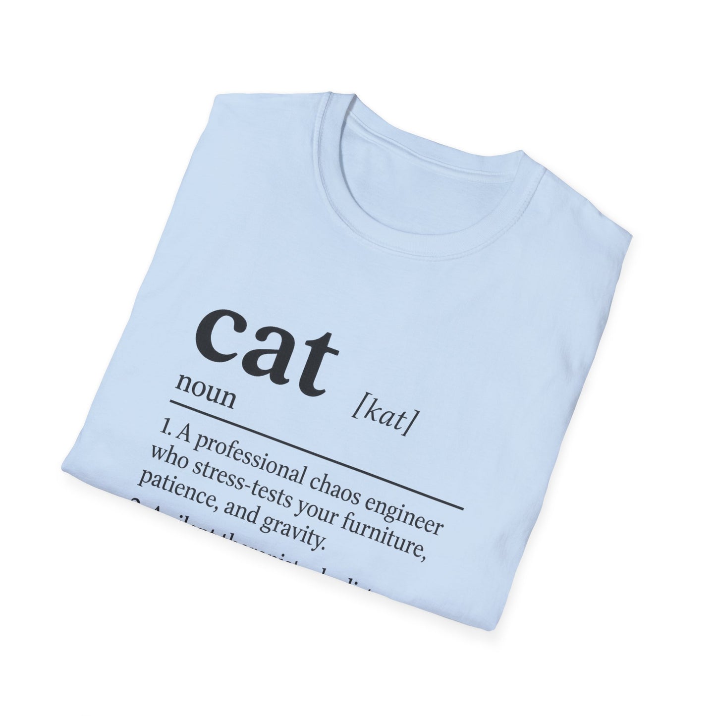 Cat Definition Therapist T-Shirt