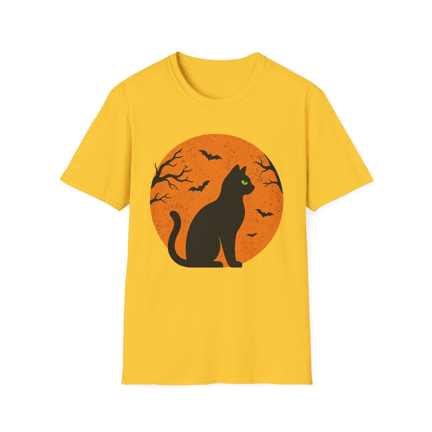 Full Moon Halloween Cat