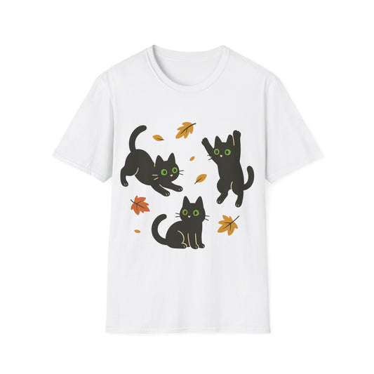 Fall Kittens Playing T-Shirt