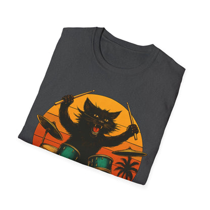 Drummer Cat T-Shirt