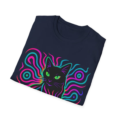 Cat In Neon Colors T-Shirt