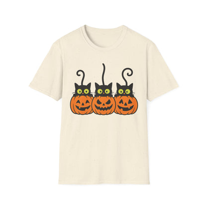 Halloween Cats and Pumpkins