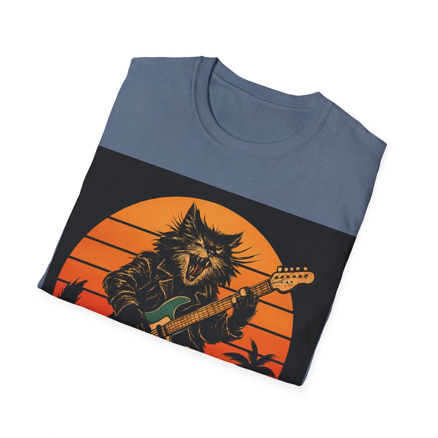 Guitar Rockin' Cat T-Shirt