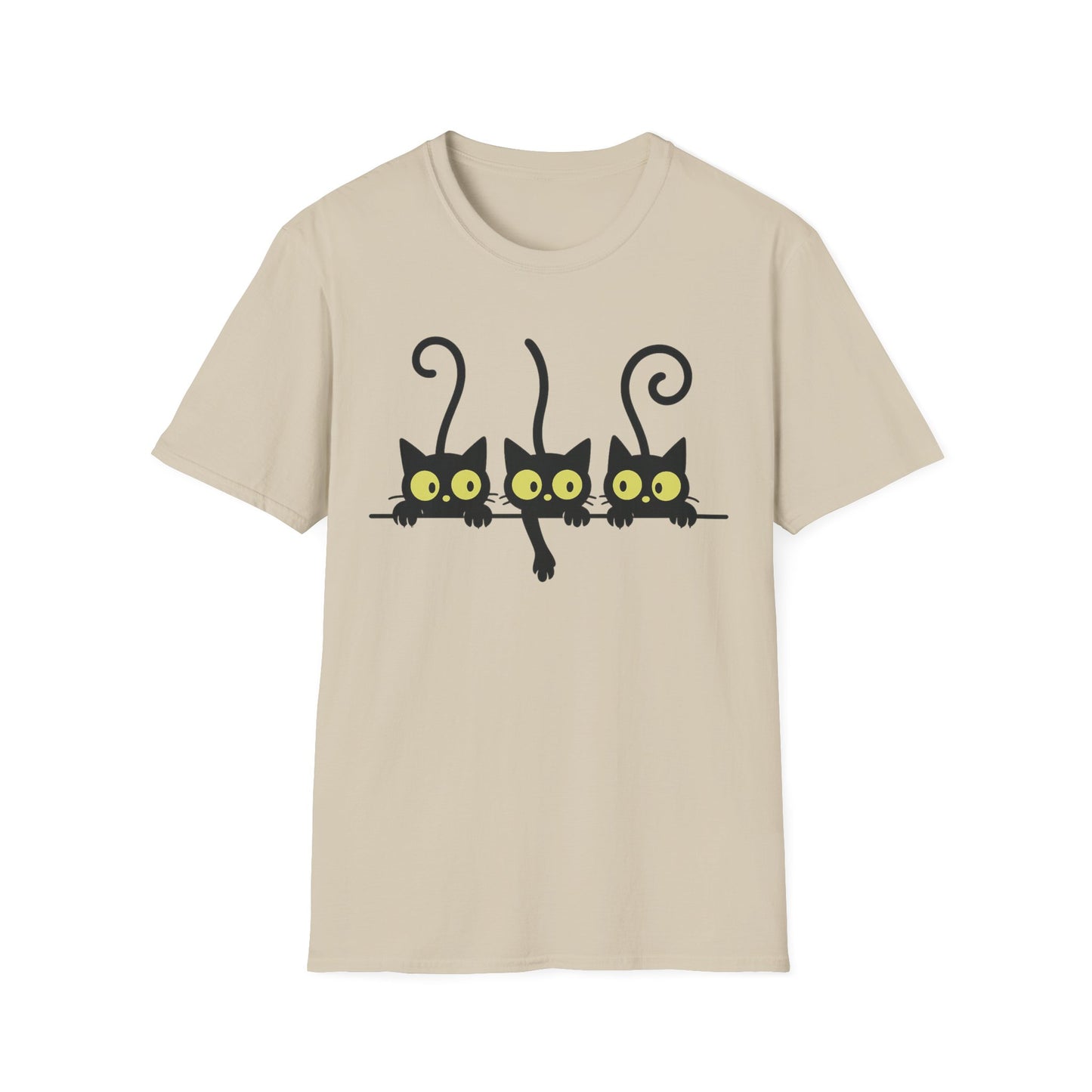 Curious Black Cats T-Shirt
