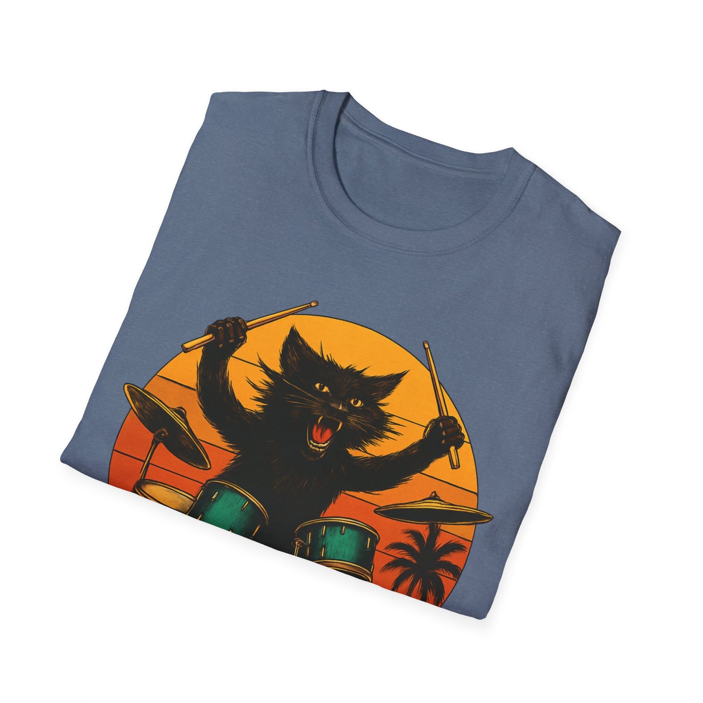 Drummer Cat T-Shirt