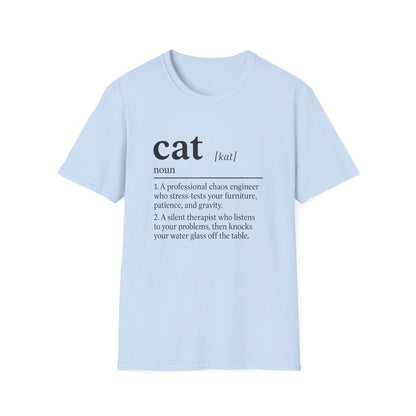 Cat Definition Therapist T-Shirt