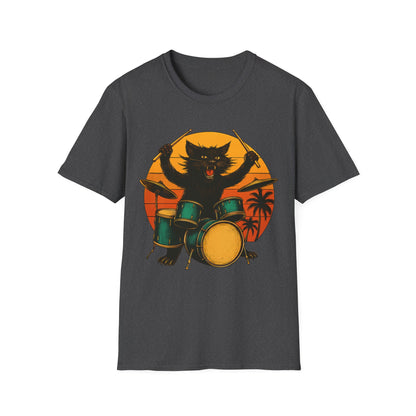 Drummer Cat T-Shirt