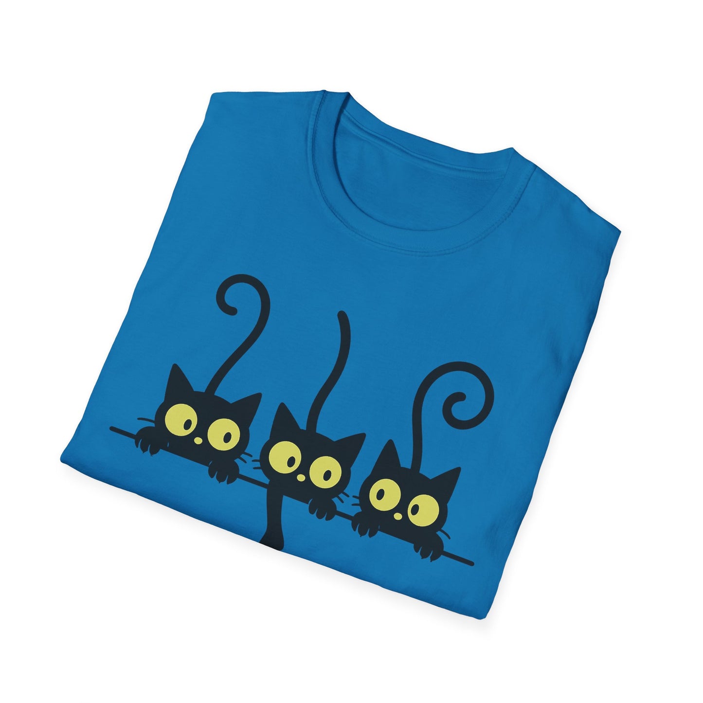 Curious Black Cats T-Shirt