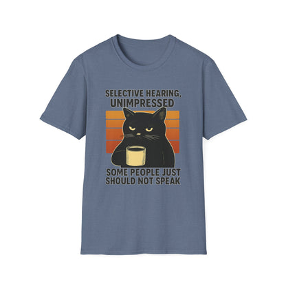 Selective Hearing Cat T-Shirt