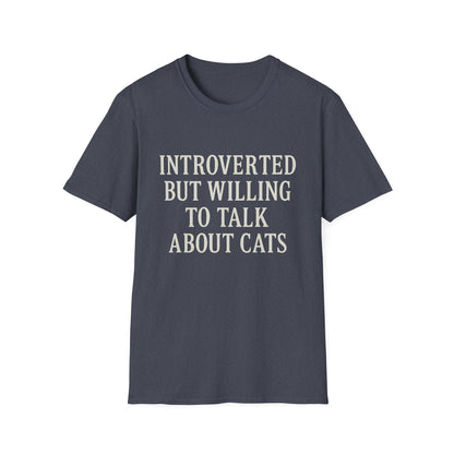 Introverted Cat Lovers T-Shirt