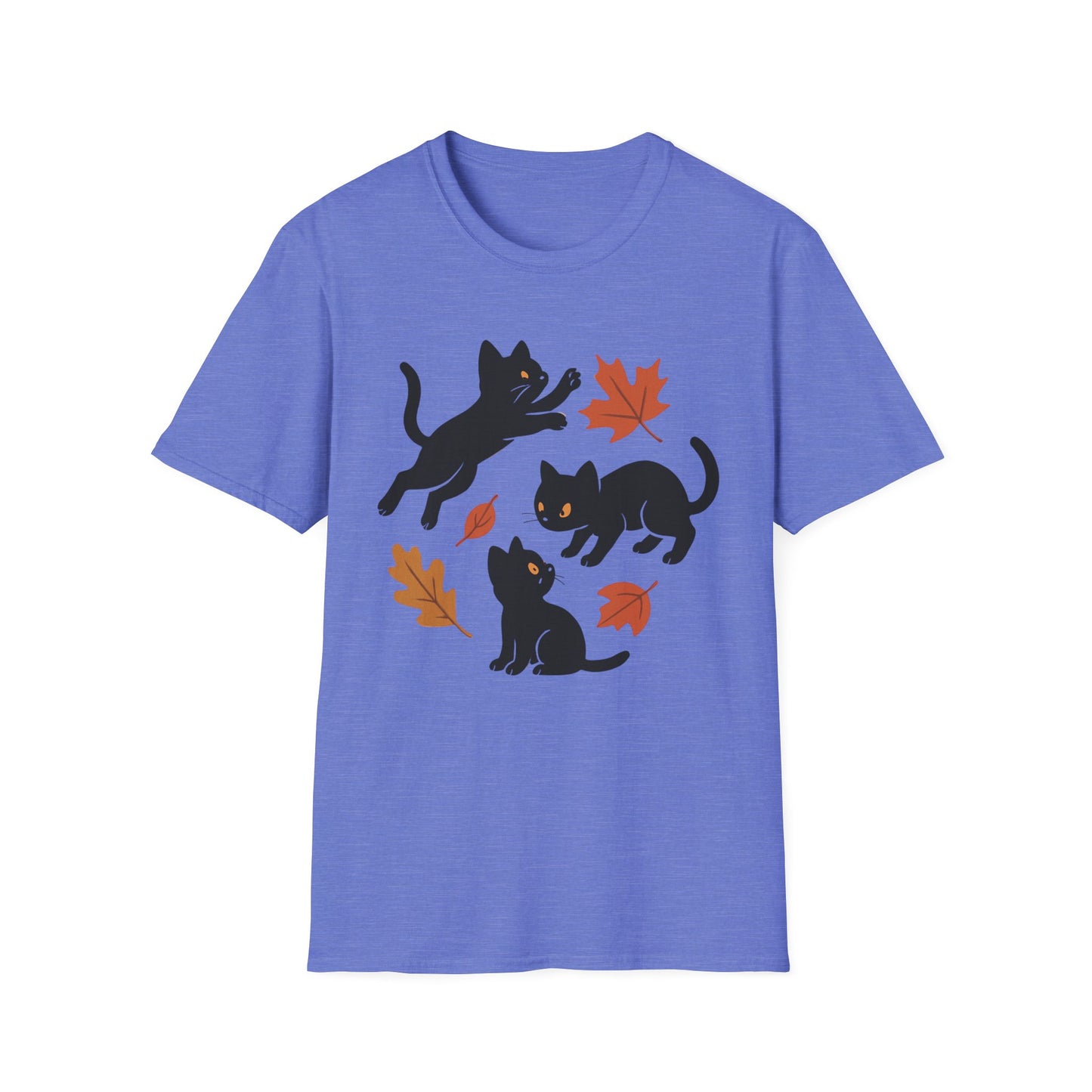Black Cats Love Fall T-Shirt