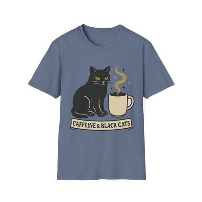 Caffeine & Black Cats T-Shirt