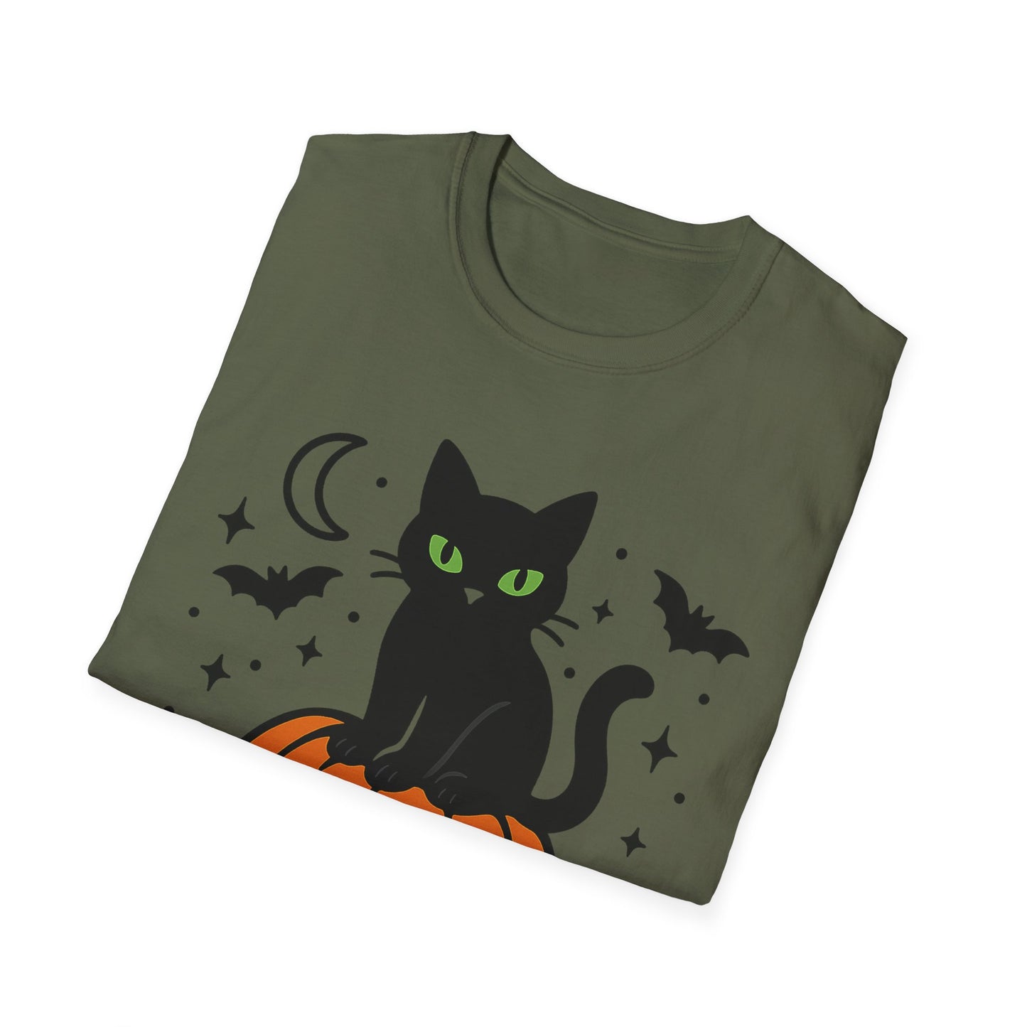 Green Eyed Halloween Cat