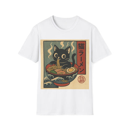 Anime Cat Into Ramen