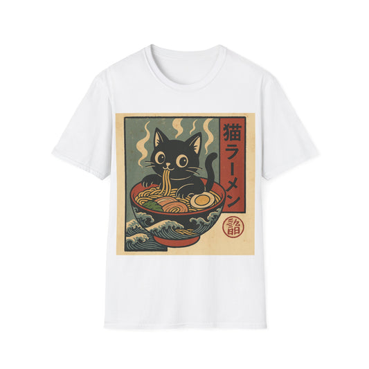 Anime Cat Into Ramen
