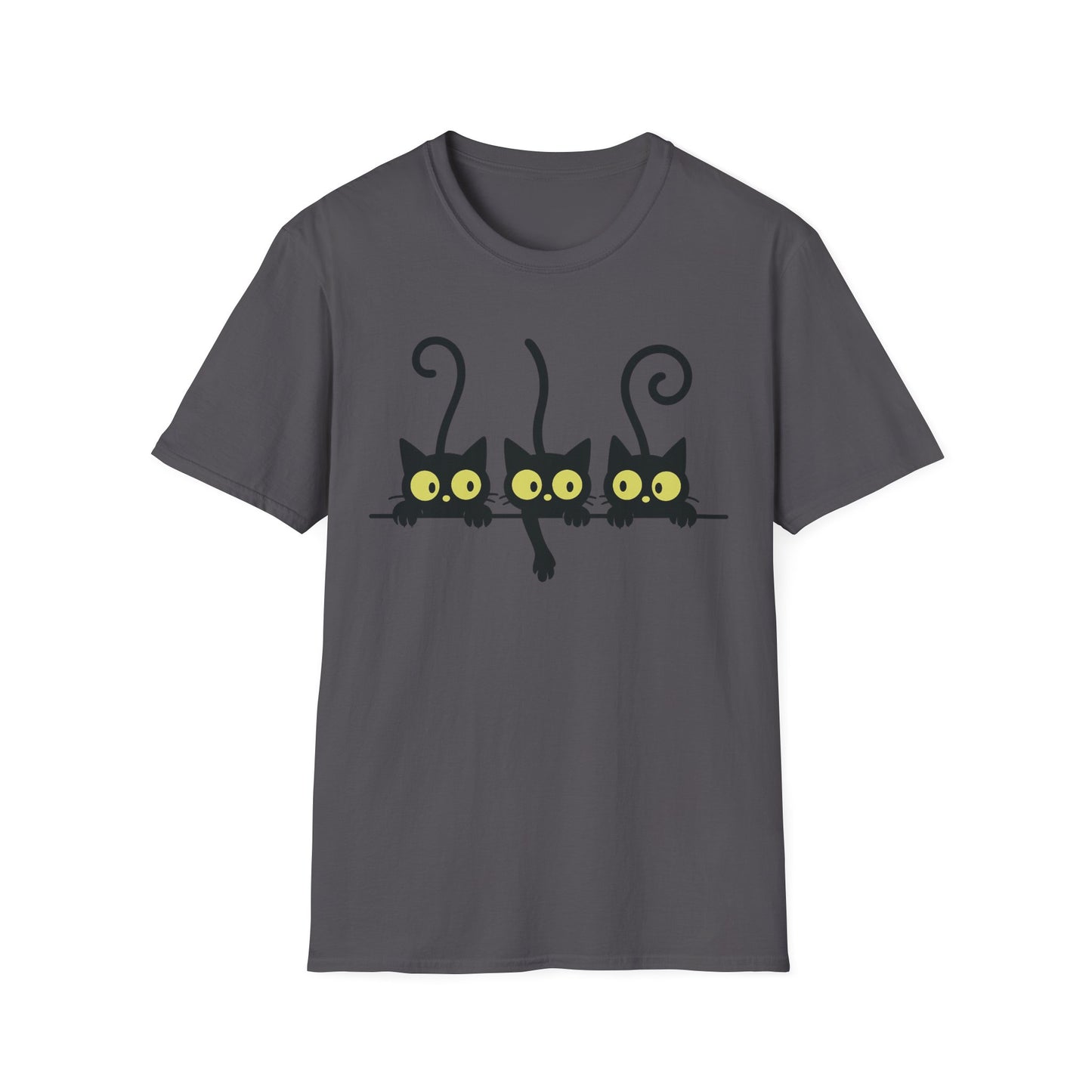 Curious Black Cats T-Shirt