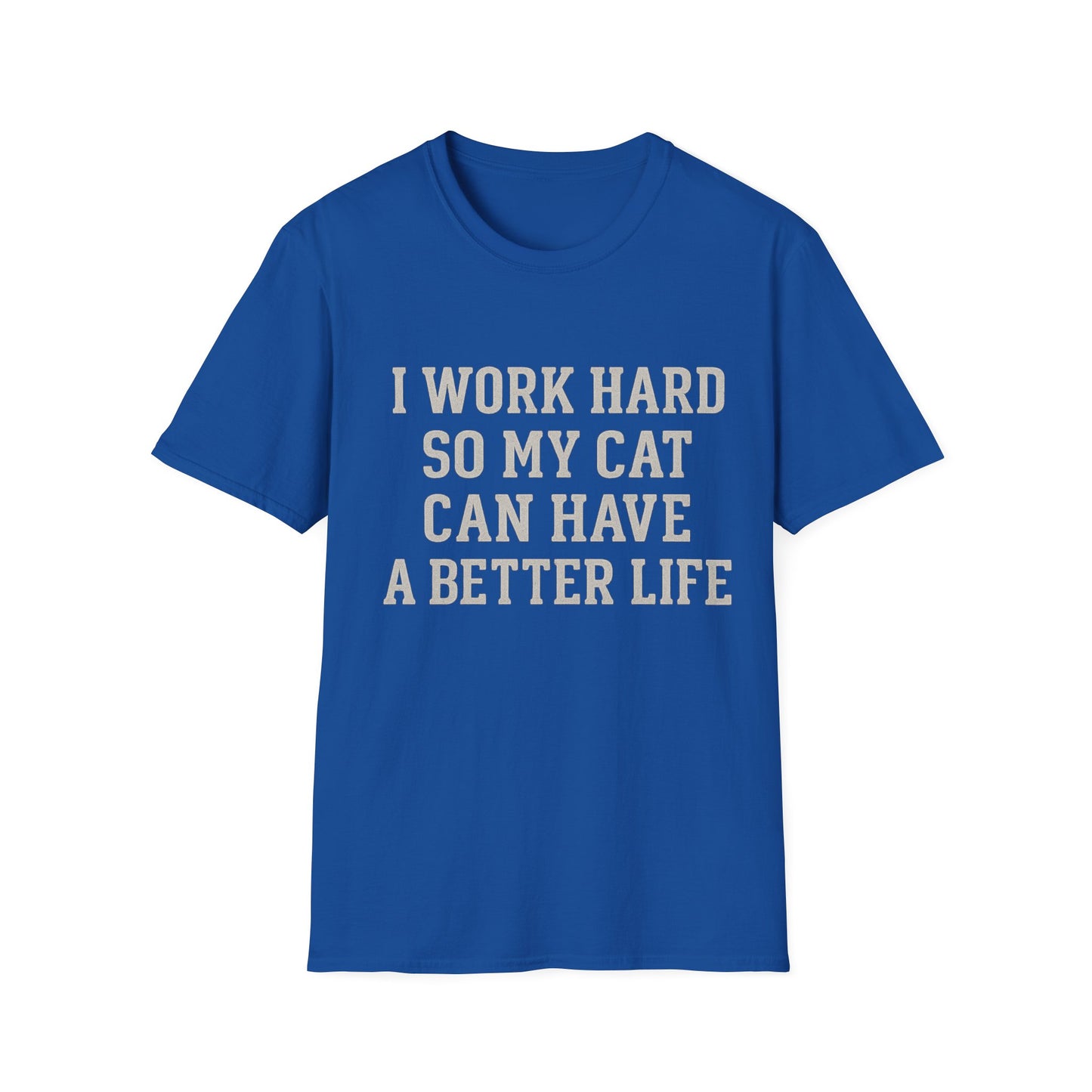 Work Hard Cat T-Shirt