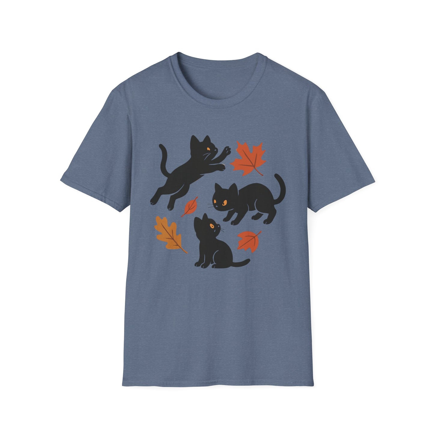 Black Cats Love Fall T-Shirt