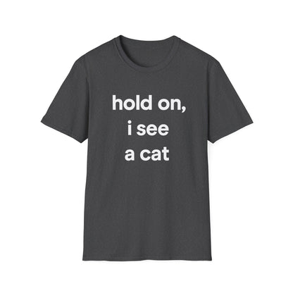 Hold On Cat T-Shirt