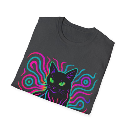 Cat In Neon Colors T-Shirt