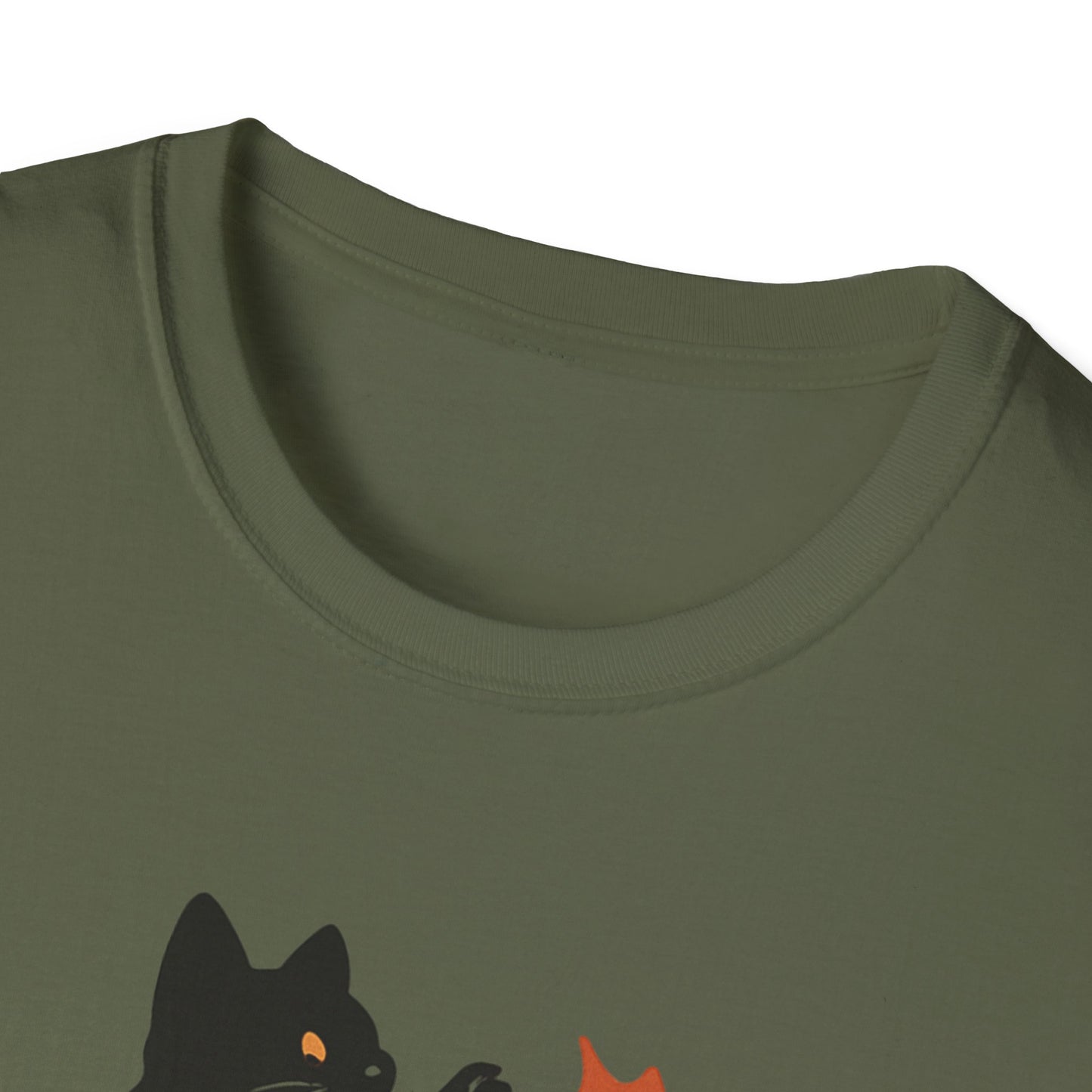 Black Cats Love Fall T-Shirt
