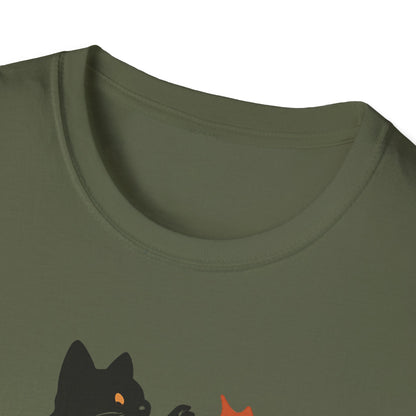 Black Cats Love Fall T-Shirt