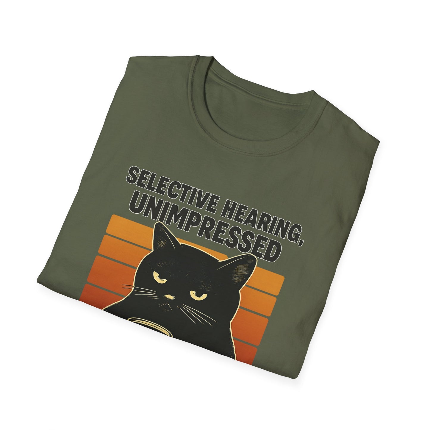 Selective Hearing Cat T-Shirt