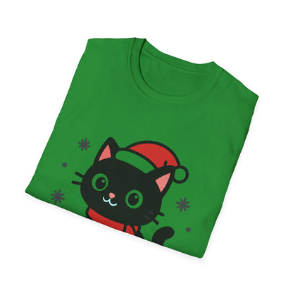 Kawaii Kitten 1st Christmas T-Shirt