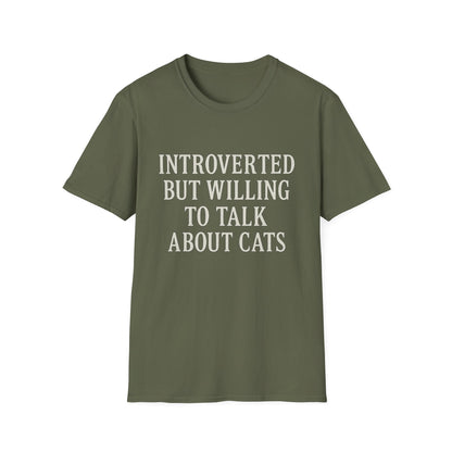Introverted Cat Lovers T-Shirt