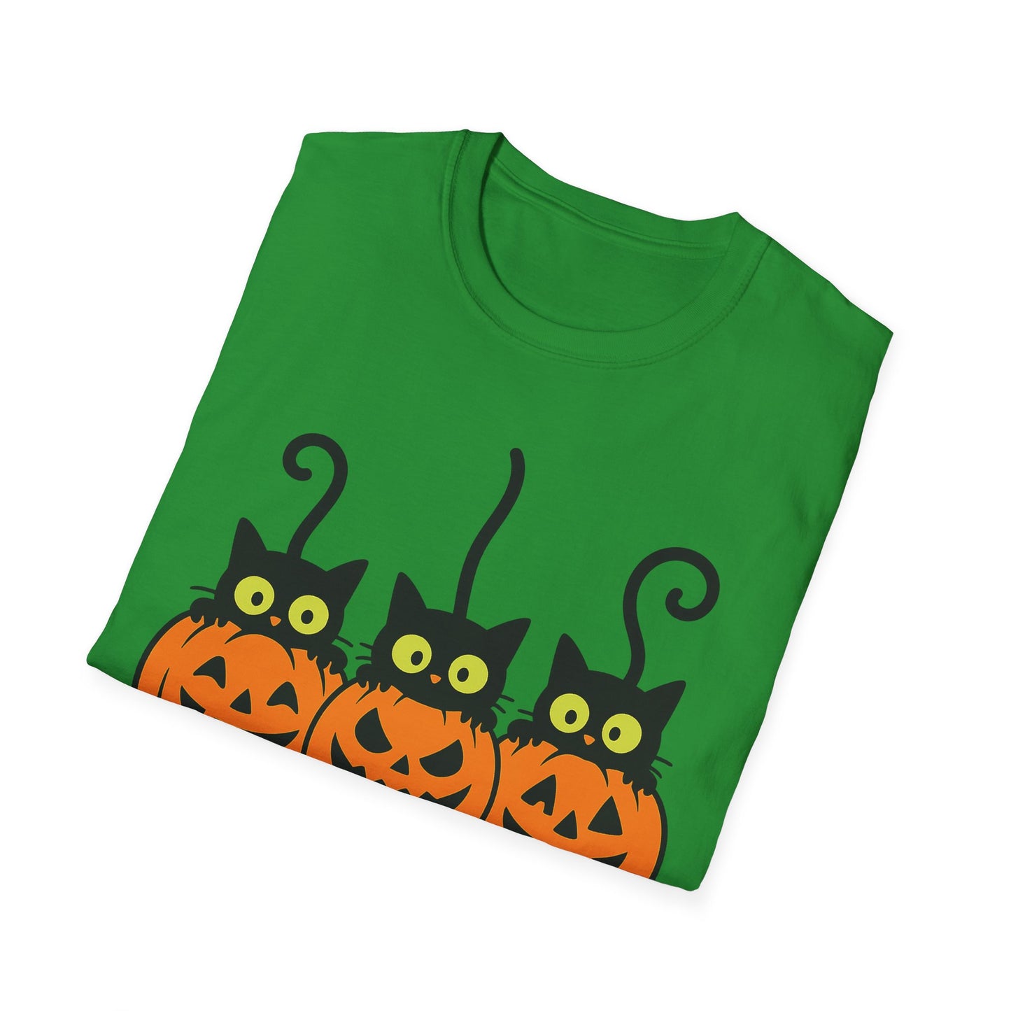 Halloween Cats and Pumpkins