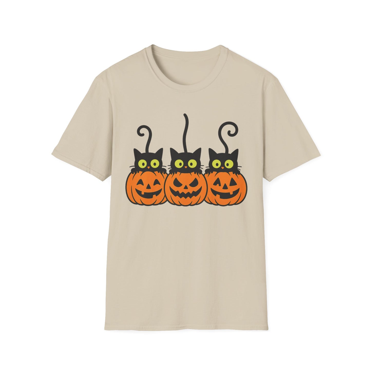 Halloween Cats and Pumpkins