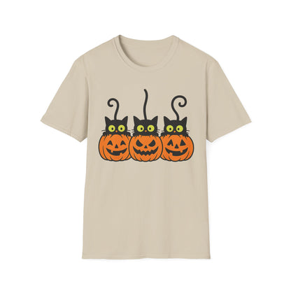 Halloween Cats and Pumpkins