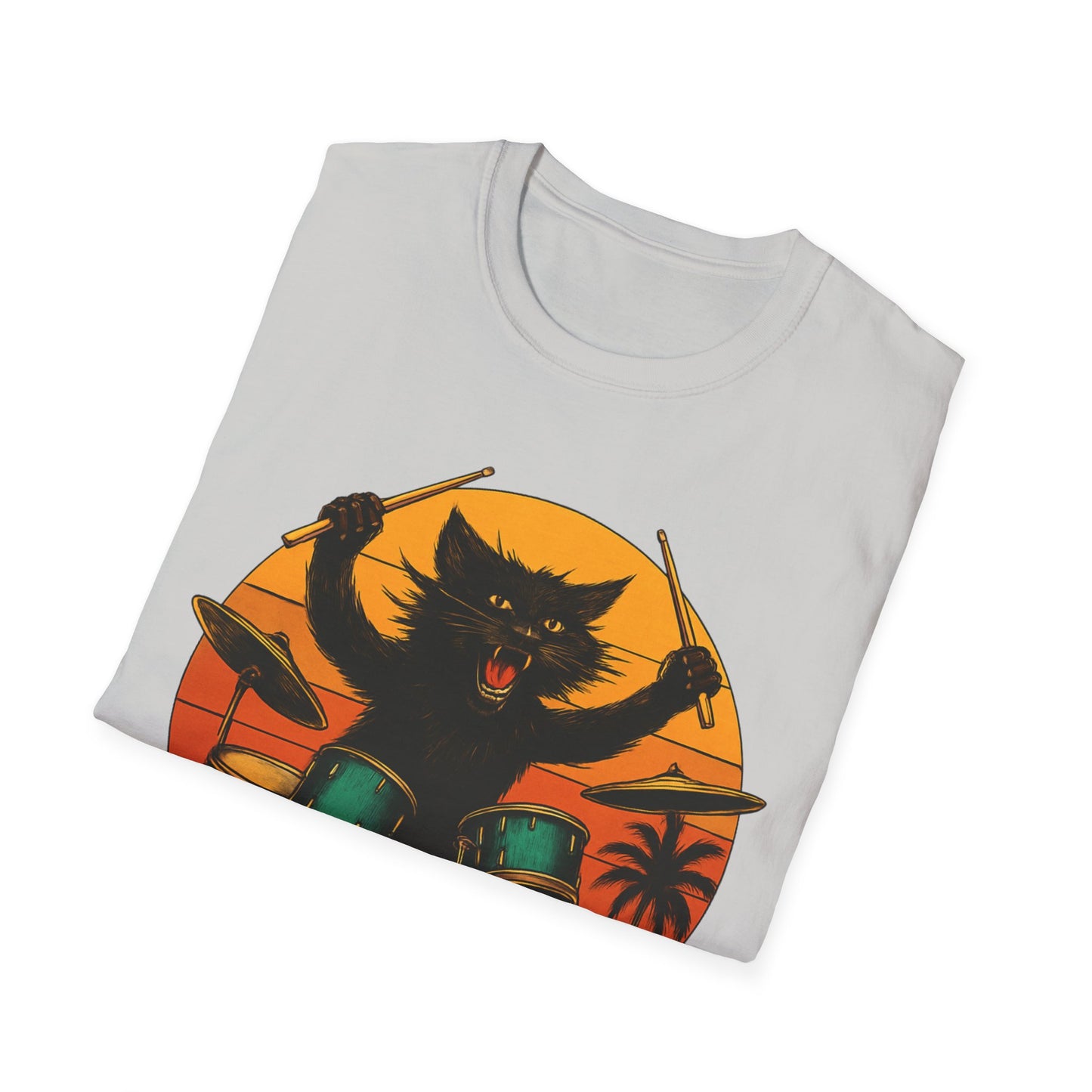 Drummer Cat T-Shirt