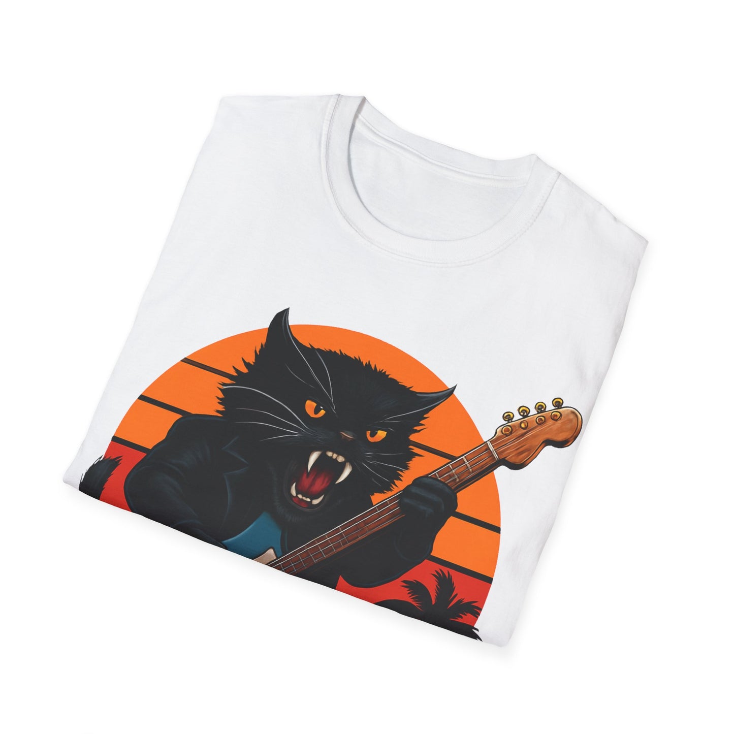 Fierce Rockin' Cat T-Shirt