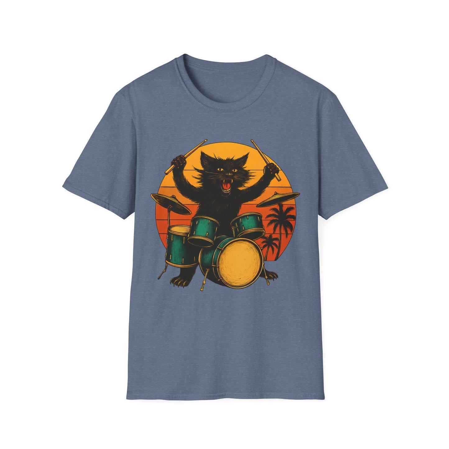 Drummer Cat T-Shirt