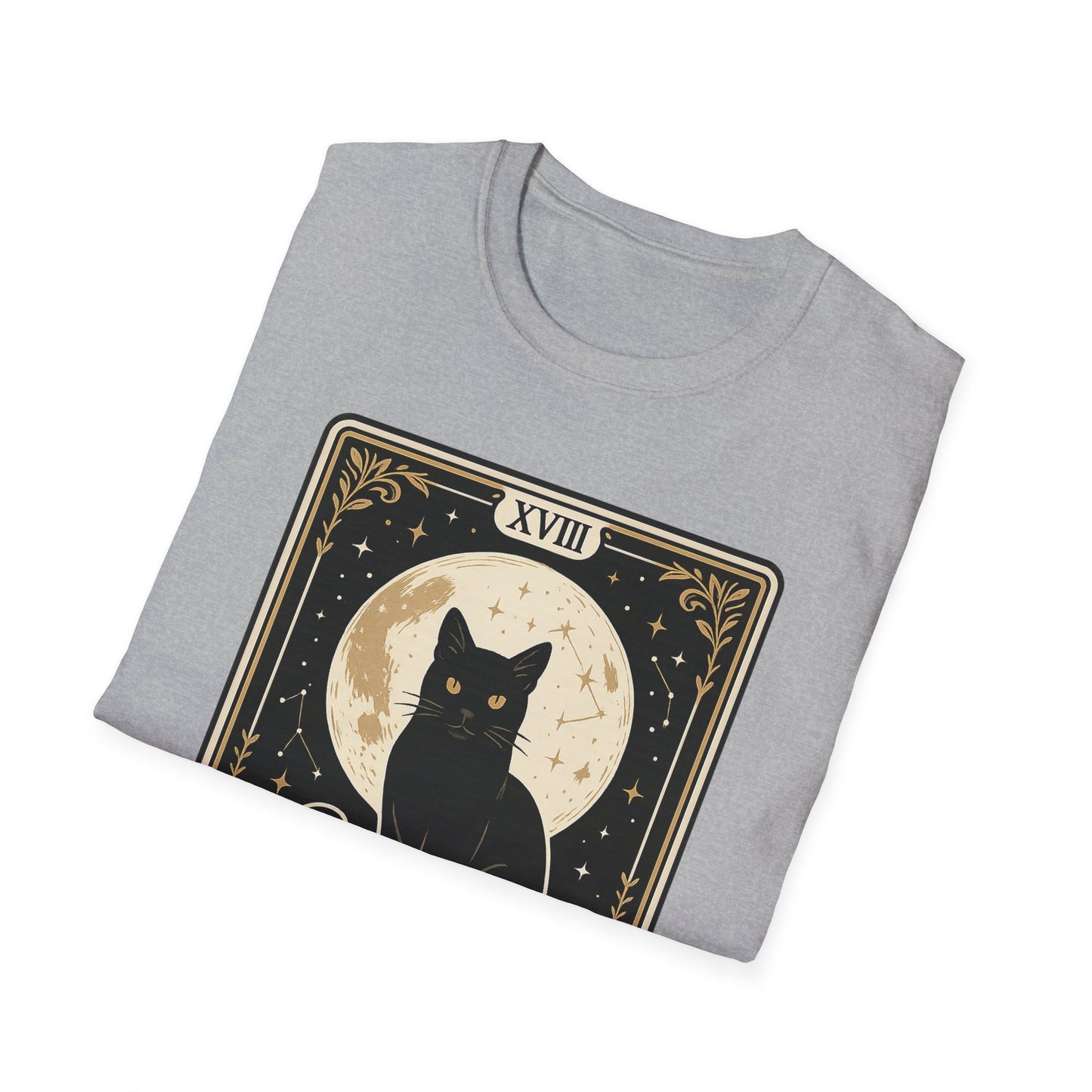 Tarot Moon Guardian Cat T-Shirt