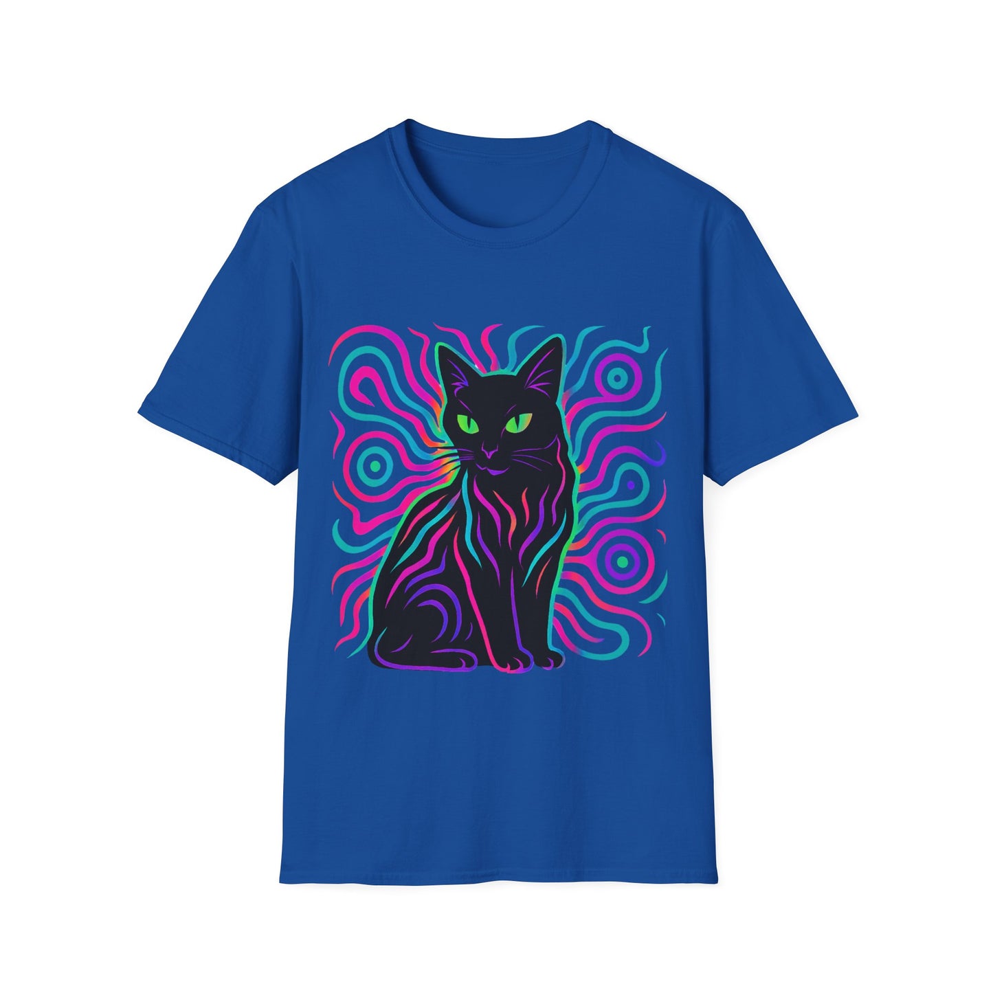 Cat In Neon Colors T-Shirt