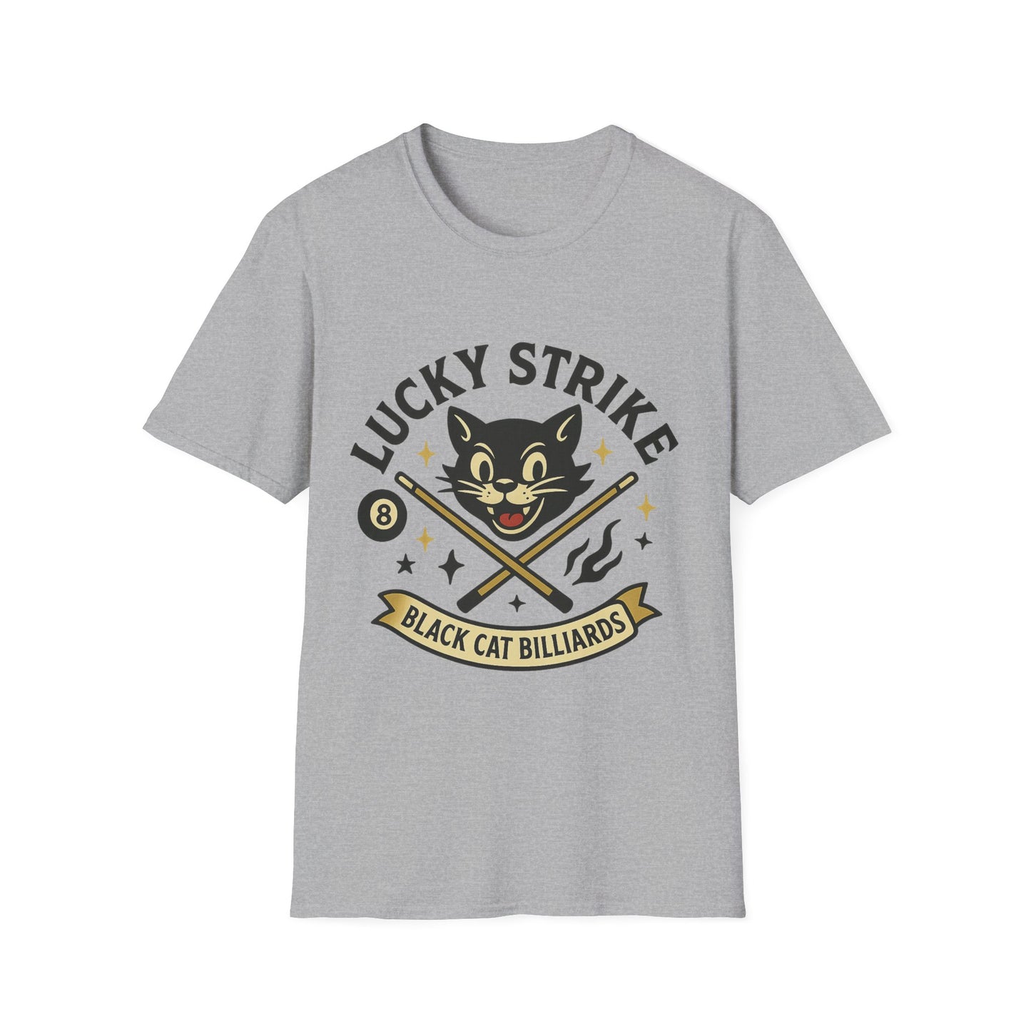 Black Cat Billiards T-Shirt